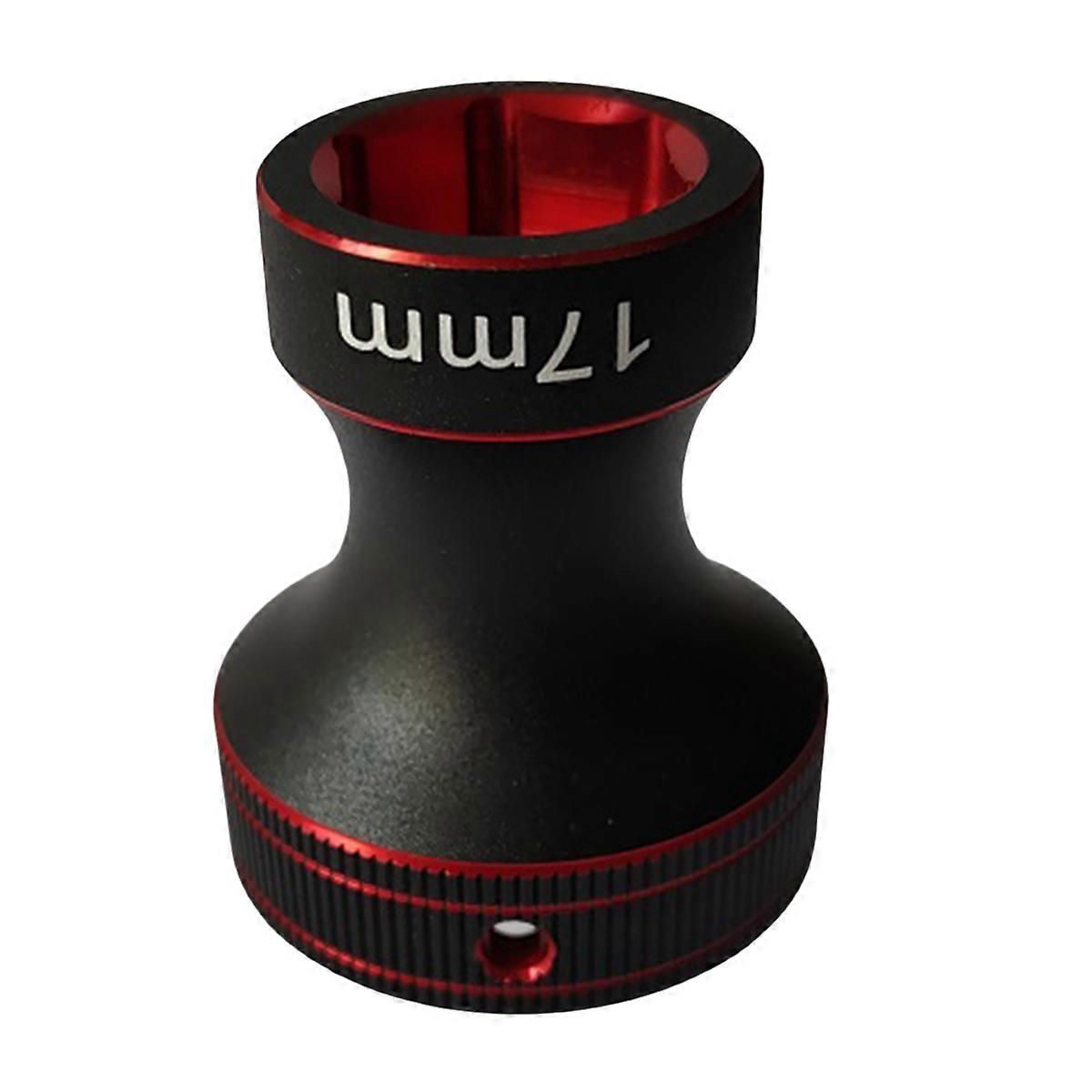17MM Wheel Hex Wrench Tool HEX Nuts Sleeve Black Red