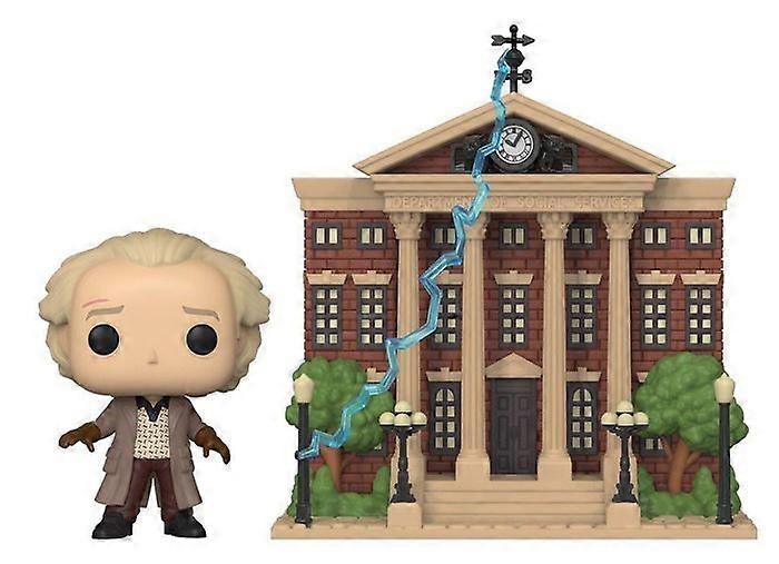 Funko Pop! Town Figure No. 15 - Back to the Future - Doc in Front of Clock Tower