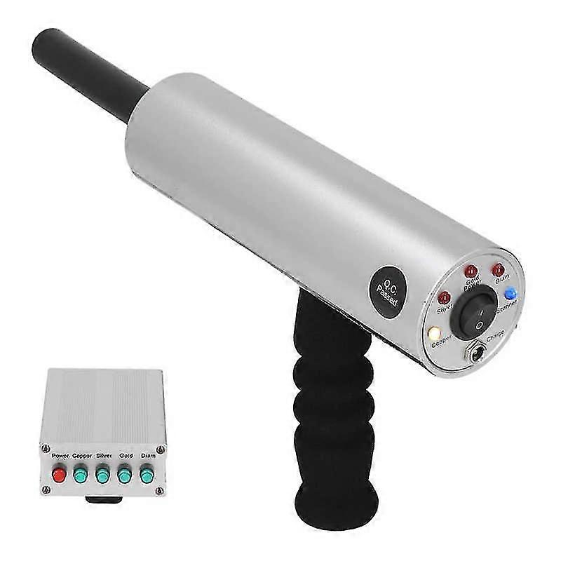 Metal Detector Aluminum Silver 14m Depth 800m Range Handheld Rechargeable Detector For Gold Silver Hunting Detecting Tool
