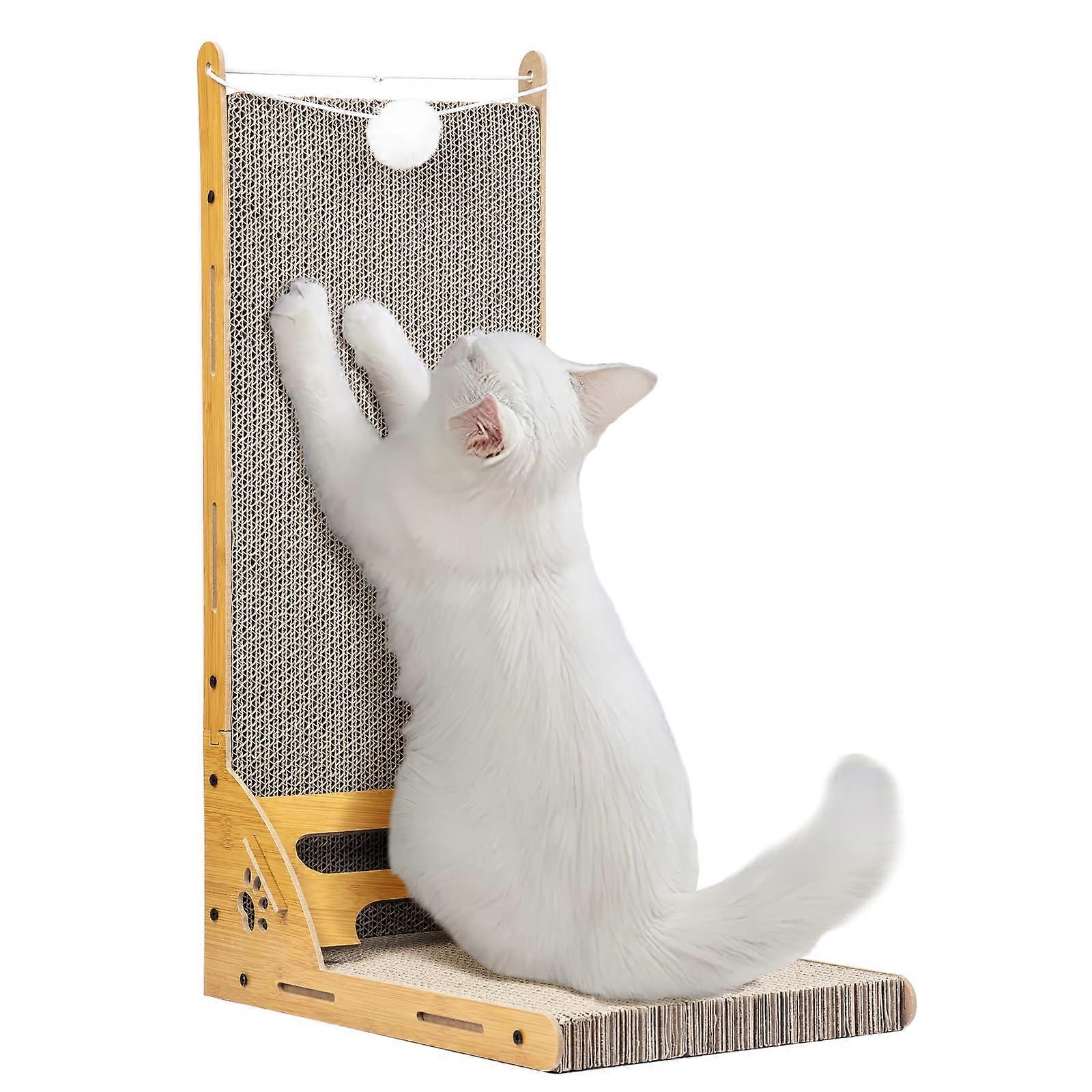 L-Shaped Cat Scratcher Furniture Non-Shedding Protector Cat Toy