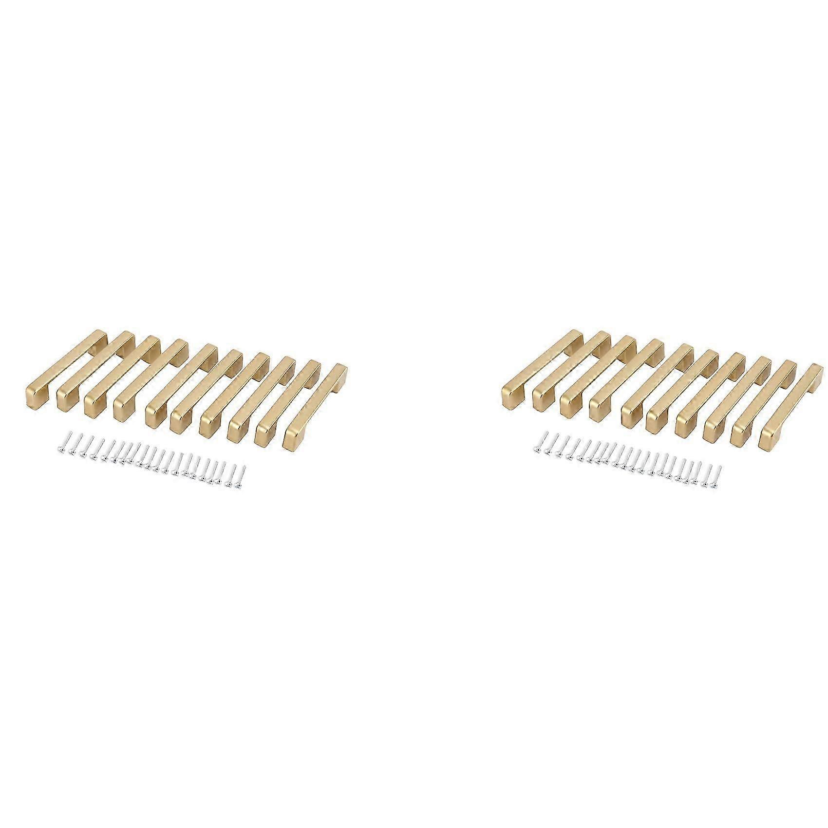 20 Pack Cabinet Pulls Gold Drawer Pulls,Aluminum Alloy Pulls for Kitchen Cabinet Hardware Kitchen C