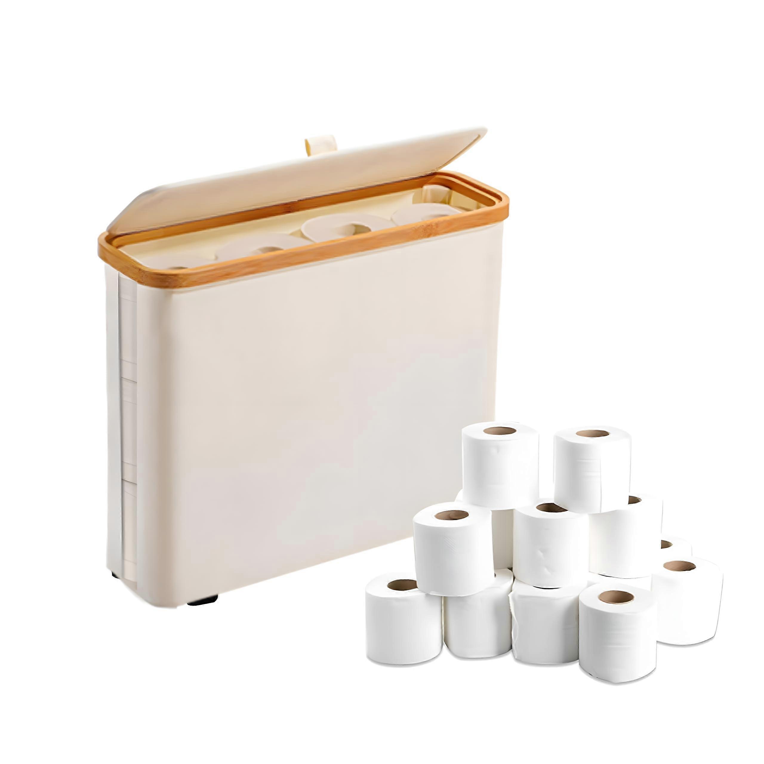 Modern Toilet Paper Basket 30L for Bathroom Storage, Stylish Design, Durable Material, Space-Saving Solution