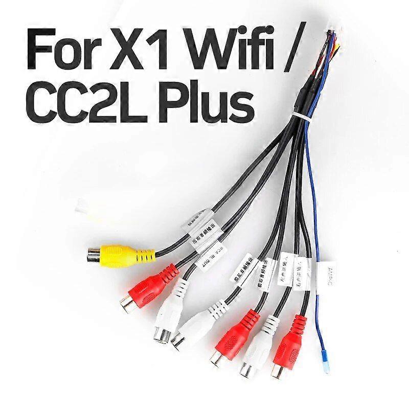 Car Line Out Adapter 8 RCA AV Multi-functional Output Cable CD Player