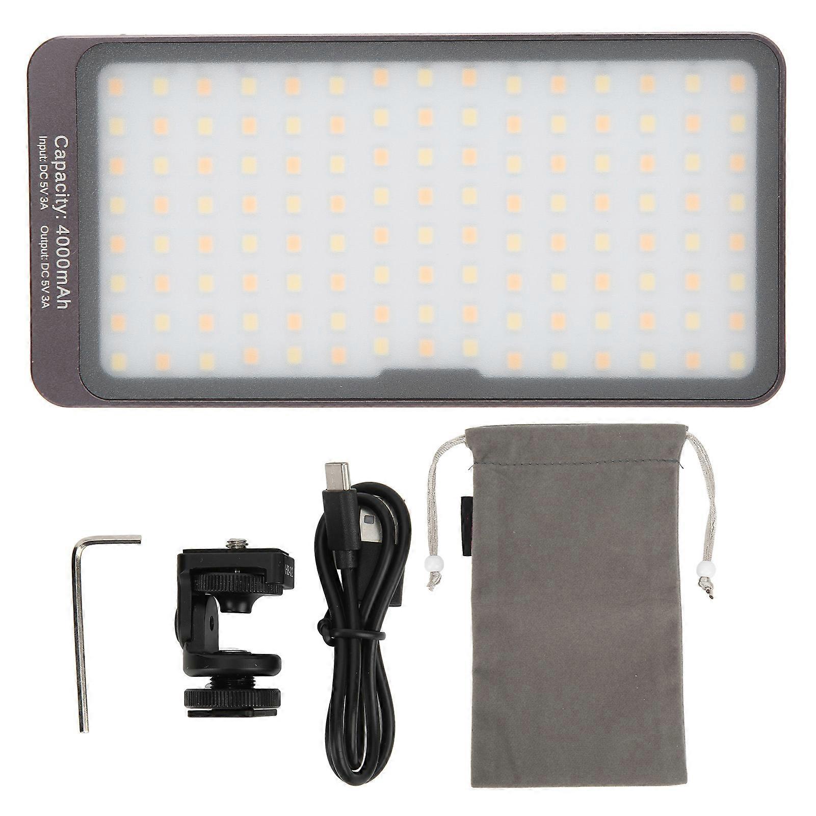 Portable LED Video Fill Light - Stepless Dimming, Durable, with Emergency Power Supply
