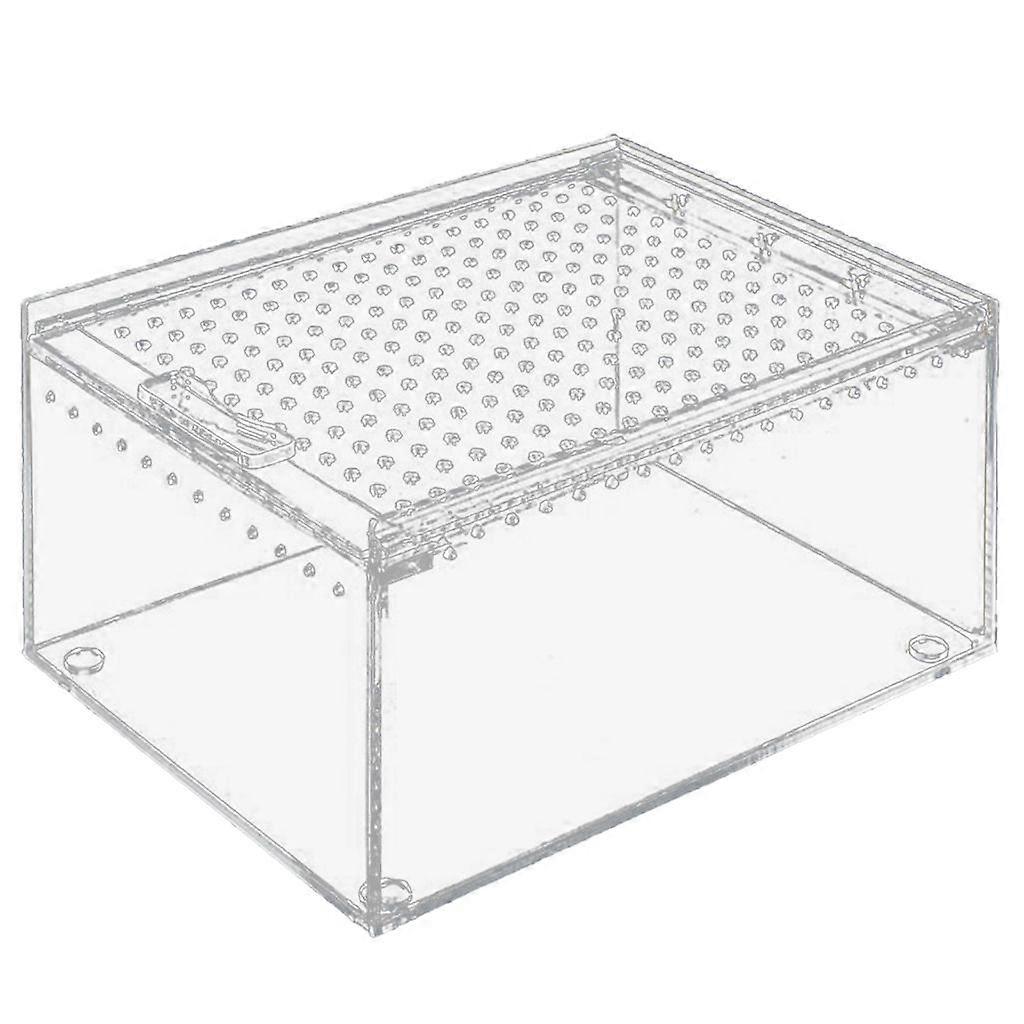 Reptil Habitat Terrarium Zuchtbox Acryl Insekten Fütterungsbox Arboreal