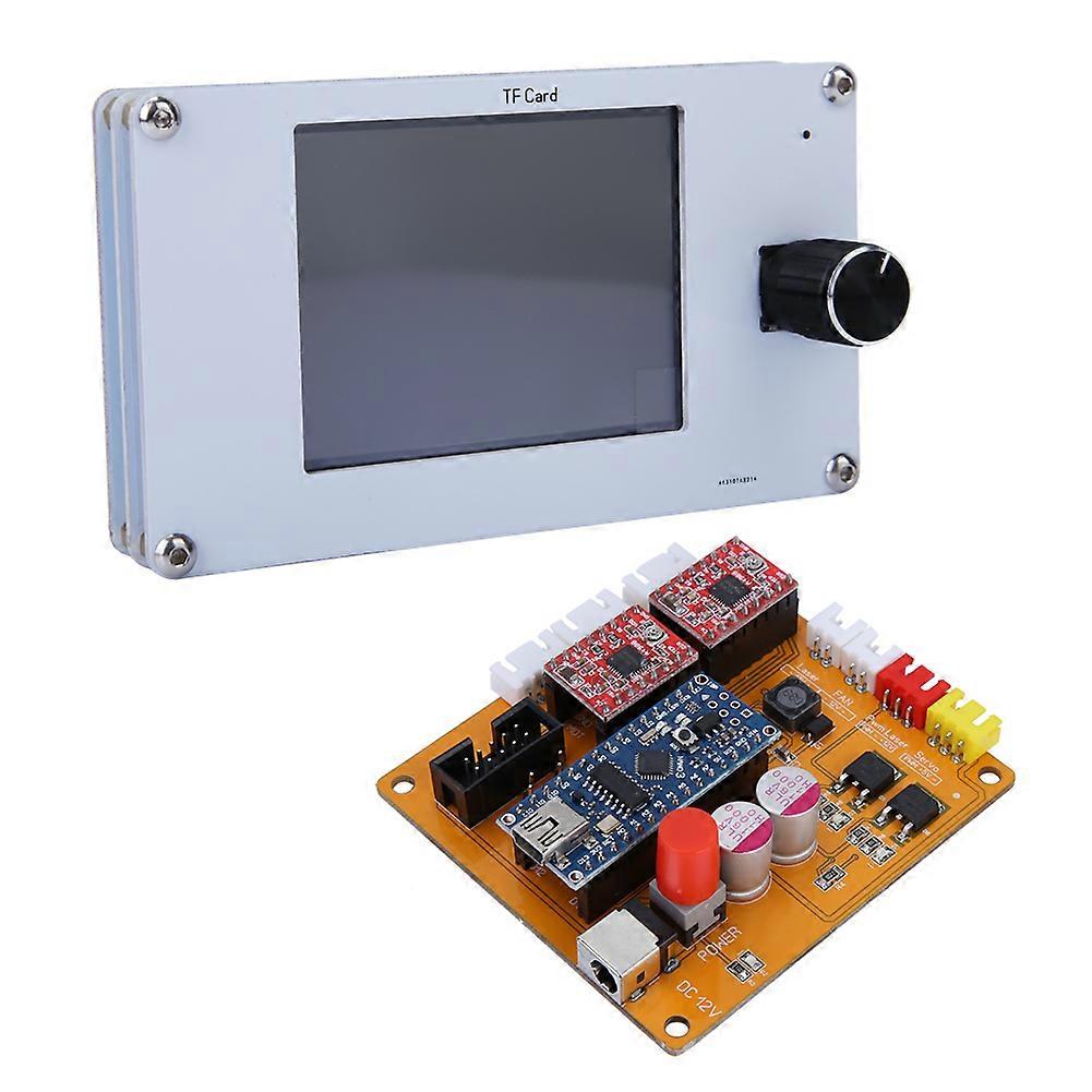 2 Axle CNC Laser Engraving Machine Control Board with Control Panel 12V/5V(With Memory Card)