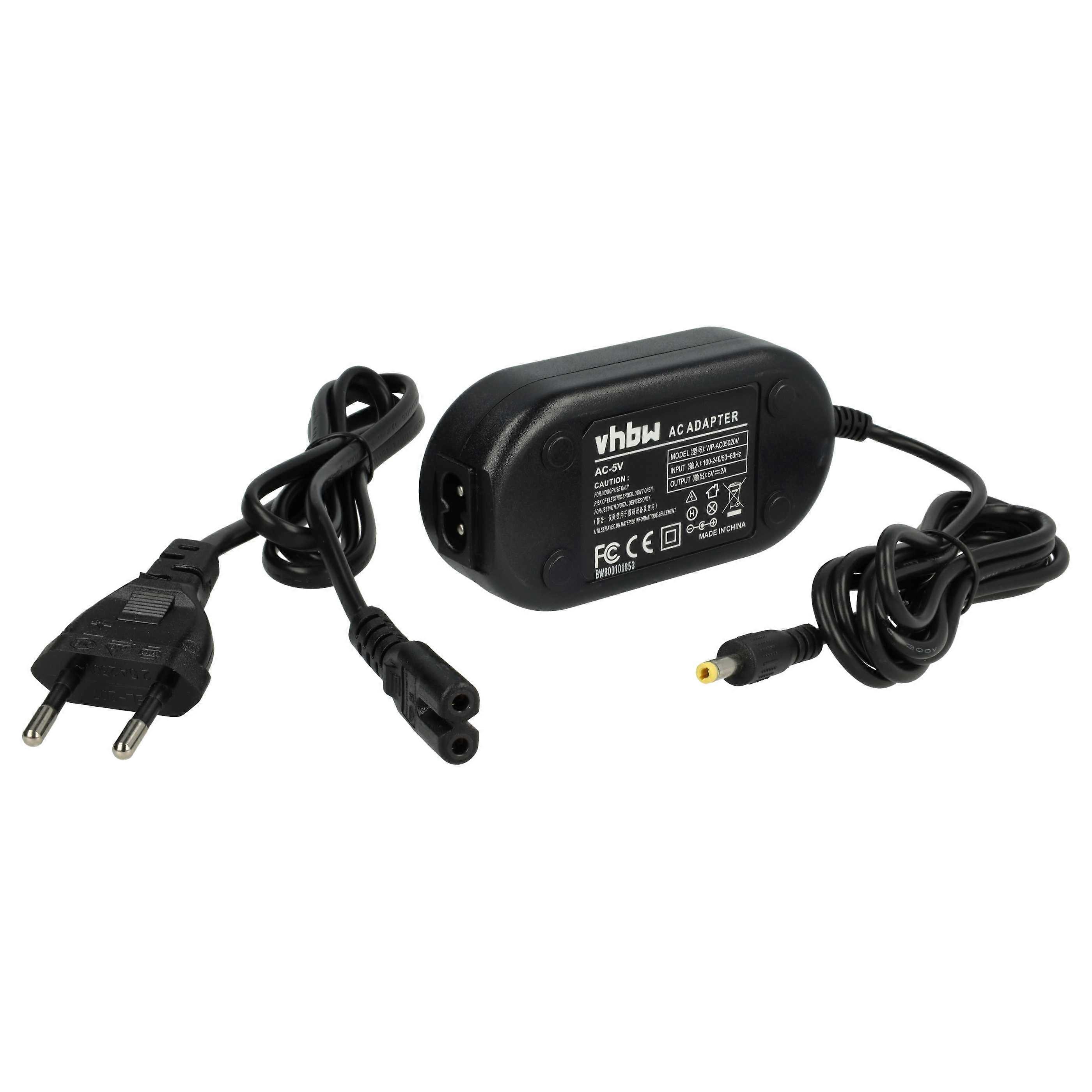 vhbw voeding compatibel met Fujifilm FinePix F450, F440, F40, F305EXR, F300EXR, F410, F401, F31fd, F31, F402, F45fd, F40fd camera, digitale camera, 2m