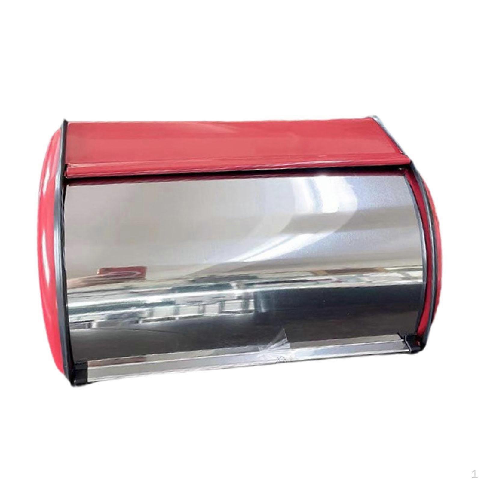 פח לחם עם מכסה גליל תיבת מחזיק אחסון רב תכליתי בעל קיבולת גדולה למשטח השיש