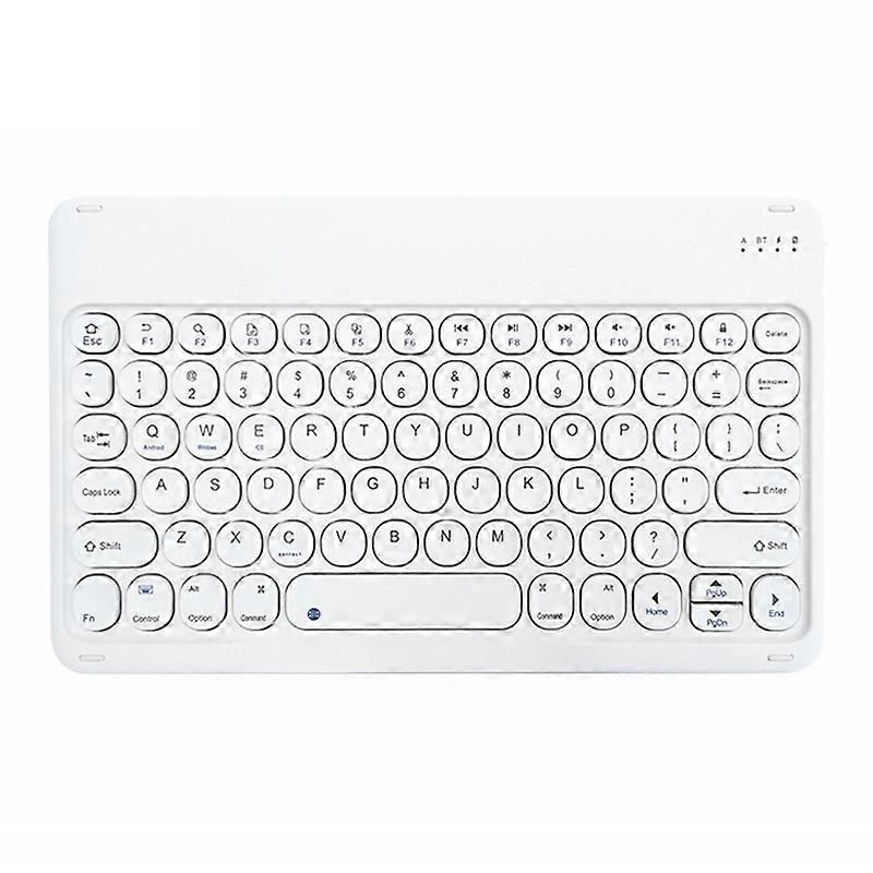 X3S 10 inch Universal Tablet Round Keycap Wireless Bluetooth Keyboard, Backlight Version