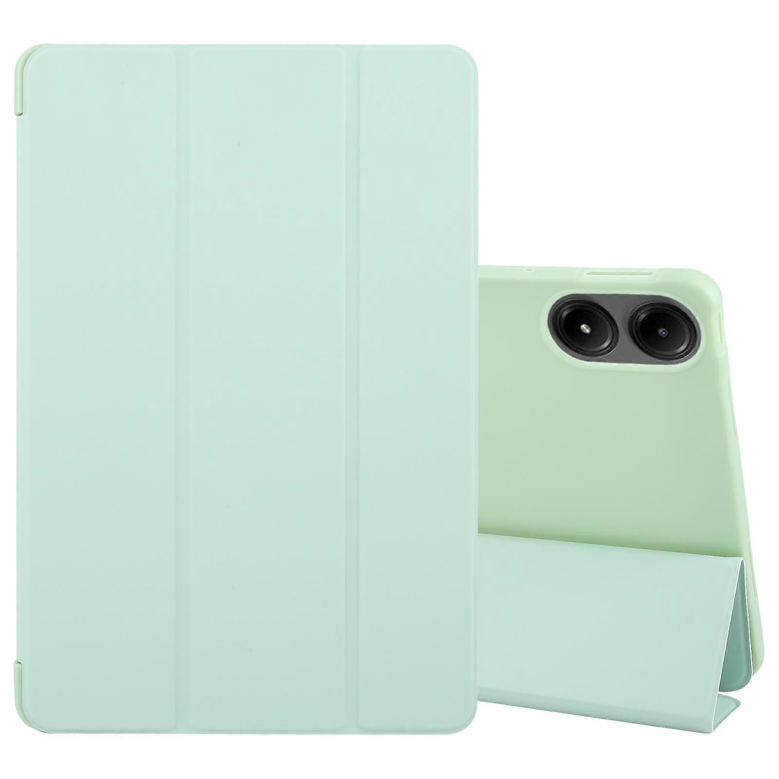 Tri-fold Silicone Leather Tablet Case For Honor Pad X8a / X9