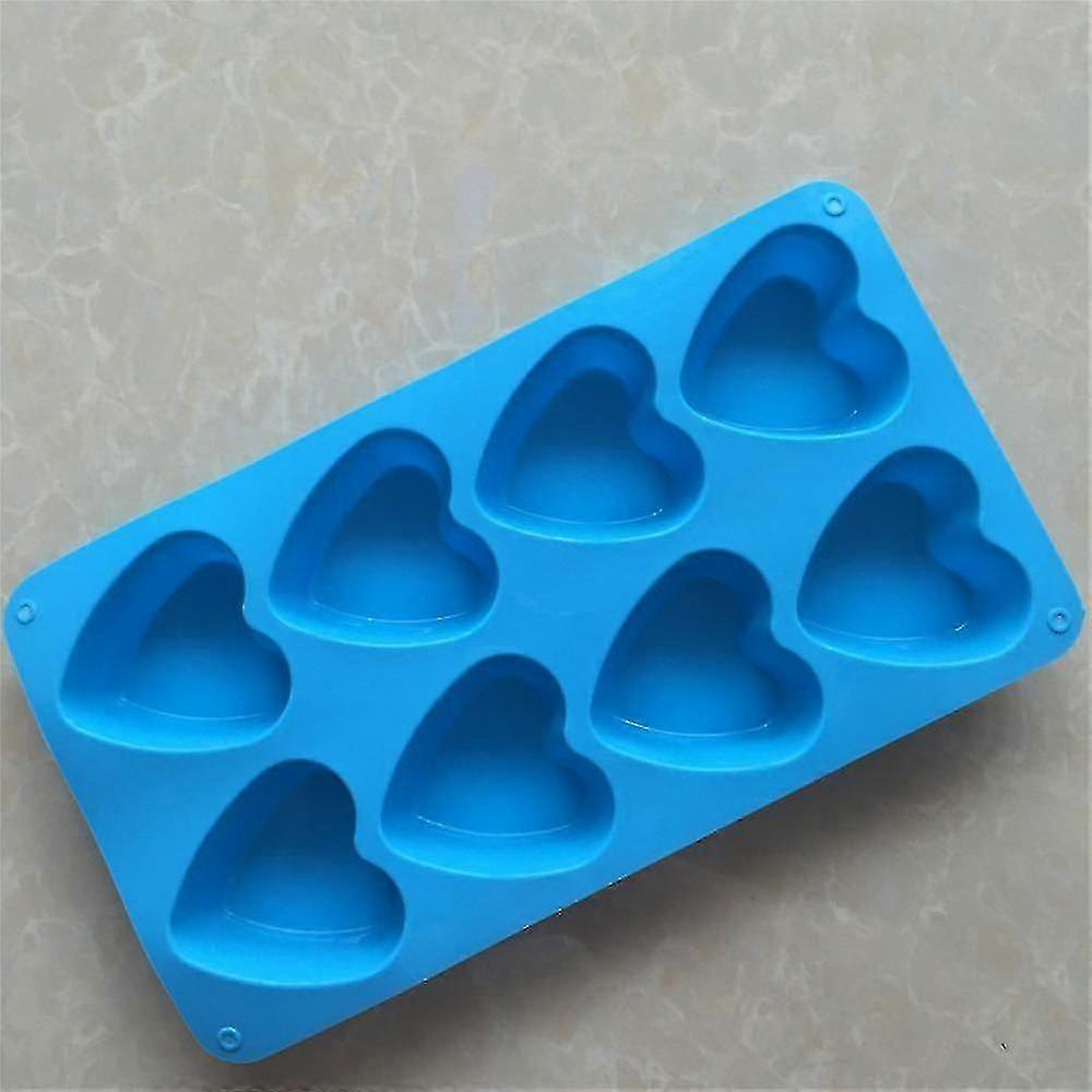 Love Heart Shape Silicone Mold  8-hole