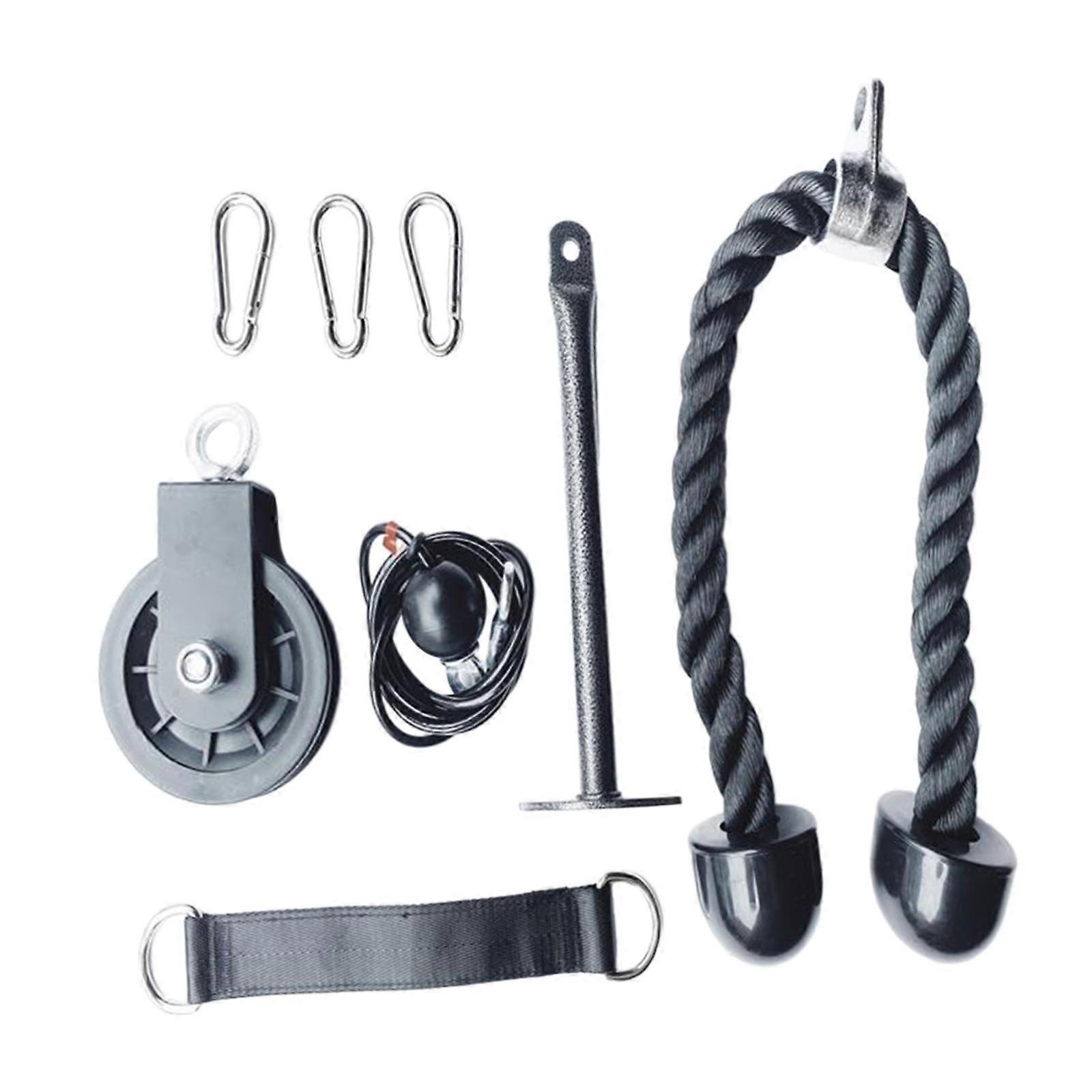 上腕三頭筋前腕筋力トレーニングのための8ピース筋力トレーニングキットプルダウン