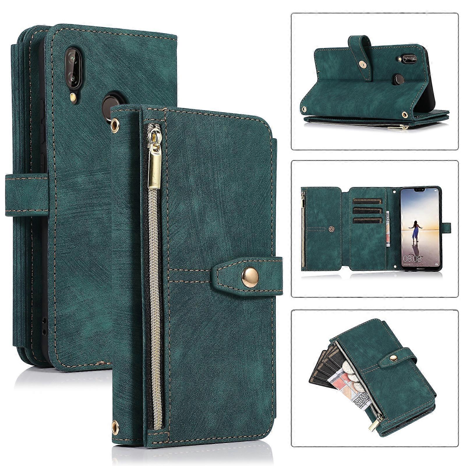 Dream 9-Card Wallet Zipper Bag Leather Phone Case