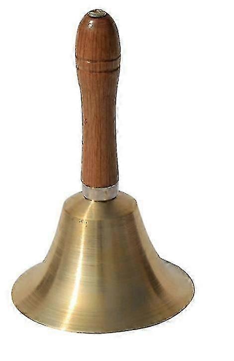 Okul El Zili Ahşap Saplı Son Sipariş Çanları Yetişkinler İçin