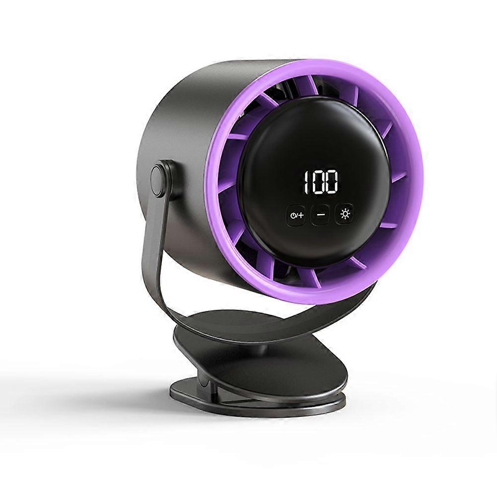 Smart Dual-Breaking Wind Desktop Multi-Function Clip USB Charging Multi-Angle Adjustable Circulation Electric Fan B