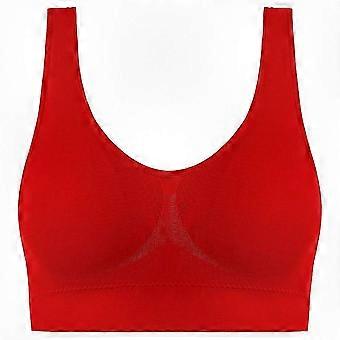 Comfortabel plus size diep U-yogavest voor dames met pads, geen stalen ring, schokbestendige sportbeha voor een actieve levensstijl