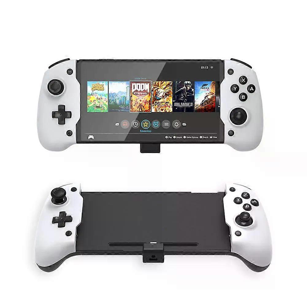 وحدة تحكم ألعاب جديدة مطورة متوافقة مع Switch OLED Console Handheld 6-Axis Gyro Joystick مزدوج المحرك Vibration Gamepad