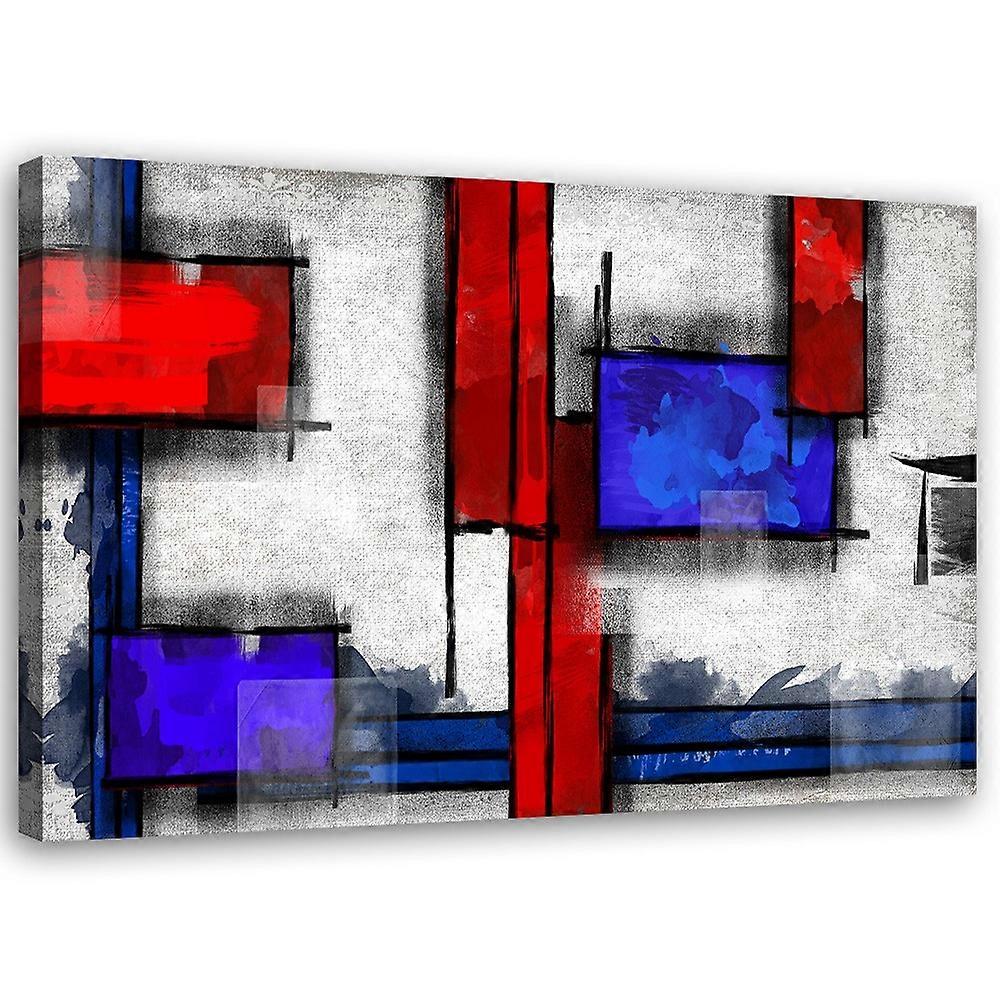 Impression sur toile, Abstraction géométrique - 90x60