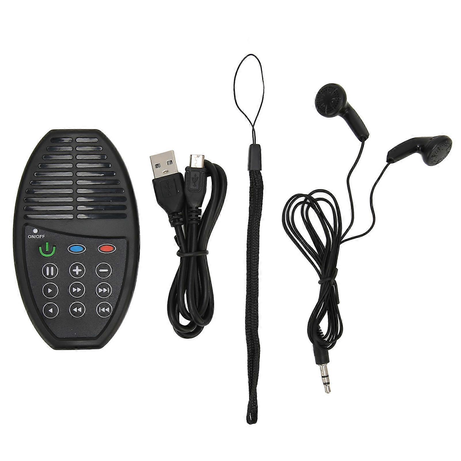 Electronic Reader Solar Charging Lightweight Portable Bible Player with Indicator Light for Home