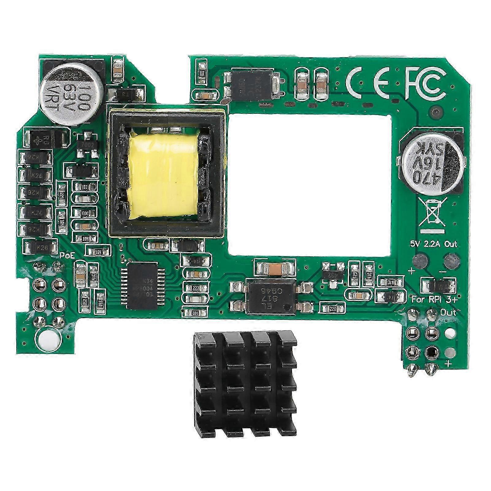 POE-Modul für Raspberry Pi 4B/3B, Router-Switch-Netzwerk-Netzteil