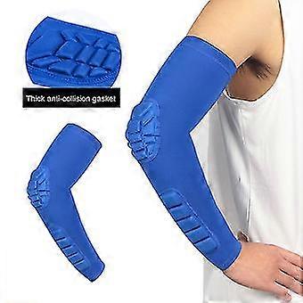 זרוע דחוסה מגן זרוע ספורט היורה שרוולי רפידות מגן תמיכה שרוול מרפק מרופד לכדורגל כדורסל כדורעף