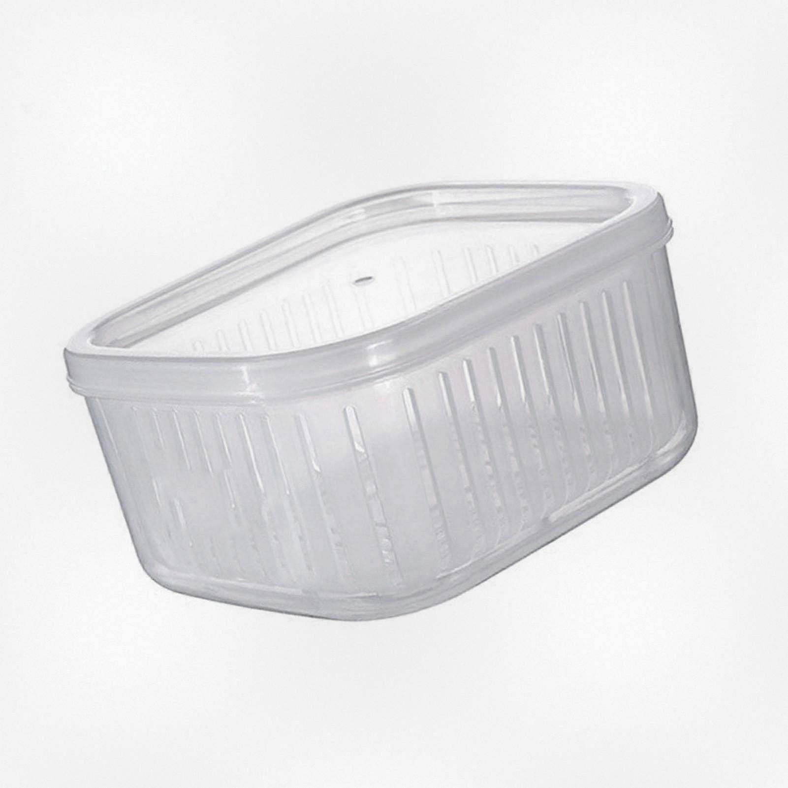 Raining Fruit Storage Containers for Refrigerator to Preserve Freshness with Sealed Lid Clear Vegetable and Fruit Organizer