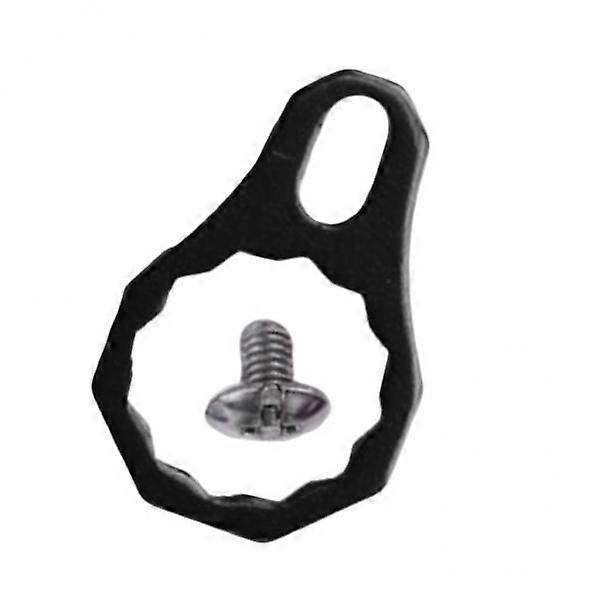 4X Aluminum Alloy Anti-rust Fishing Reel Left Right Handle Locking Plate Black