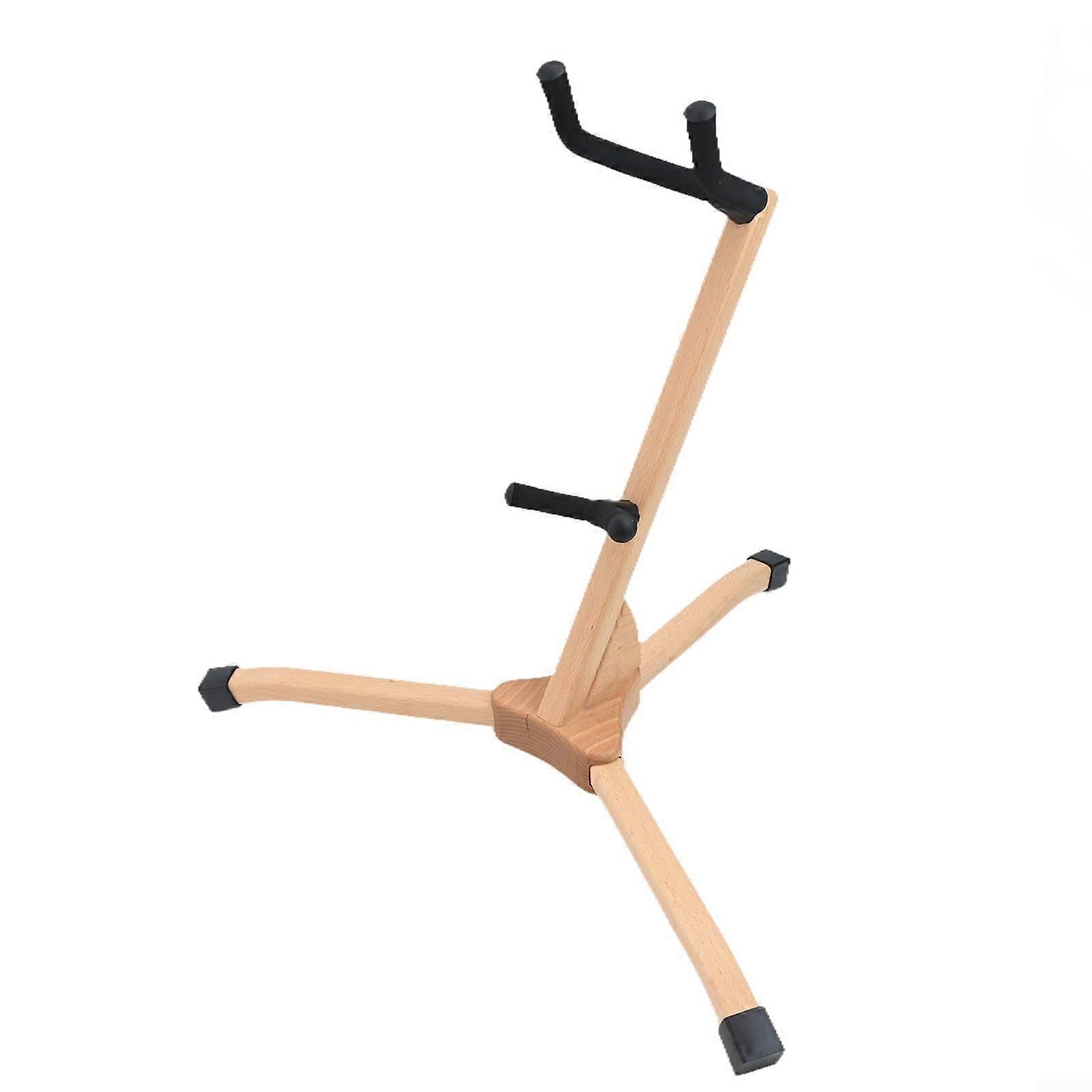 Wood Saxophone Holder Foldable Design Beech Wooden Rubber Iron for Alto Or Tenor Saxophone/19 Ref: 7217