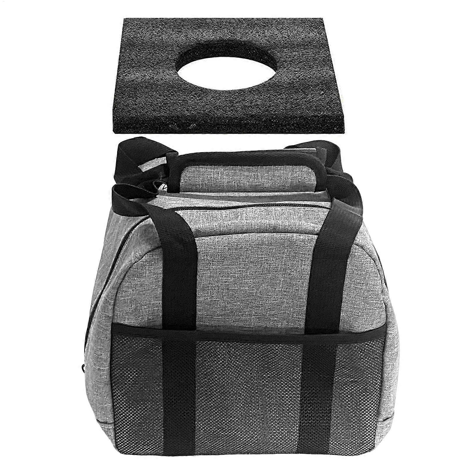 Bag for 1 Ball, Single Ball Bowling Shopping Bag Bowling Bag Padded with Ball Holder Carry Bag with Mesh Pocket, Compact and Stylish,