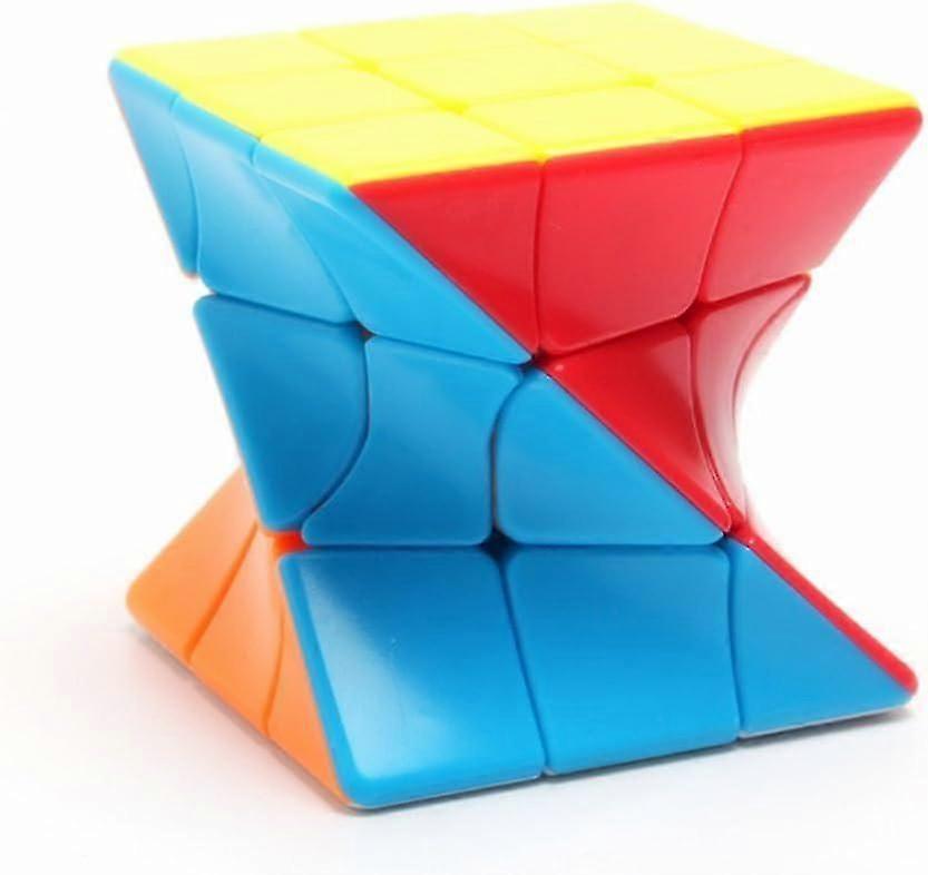 [Twisted third level Rubik's cube color assembly] Third level special-shaped solid color Rubik's cub