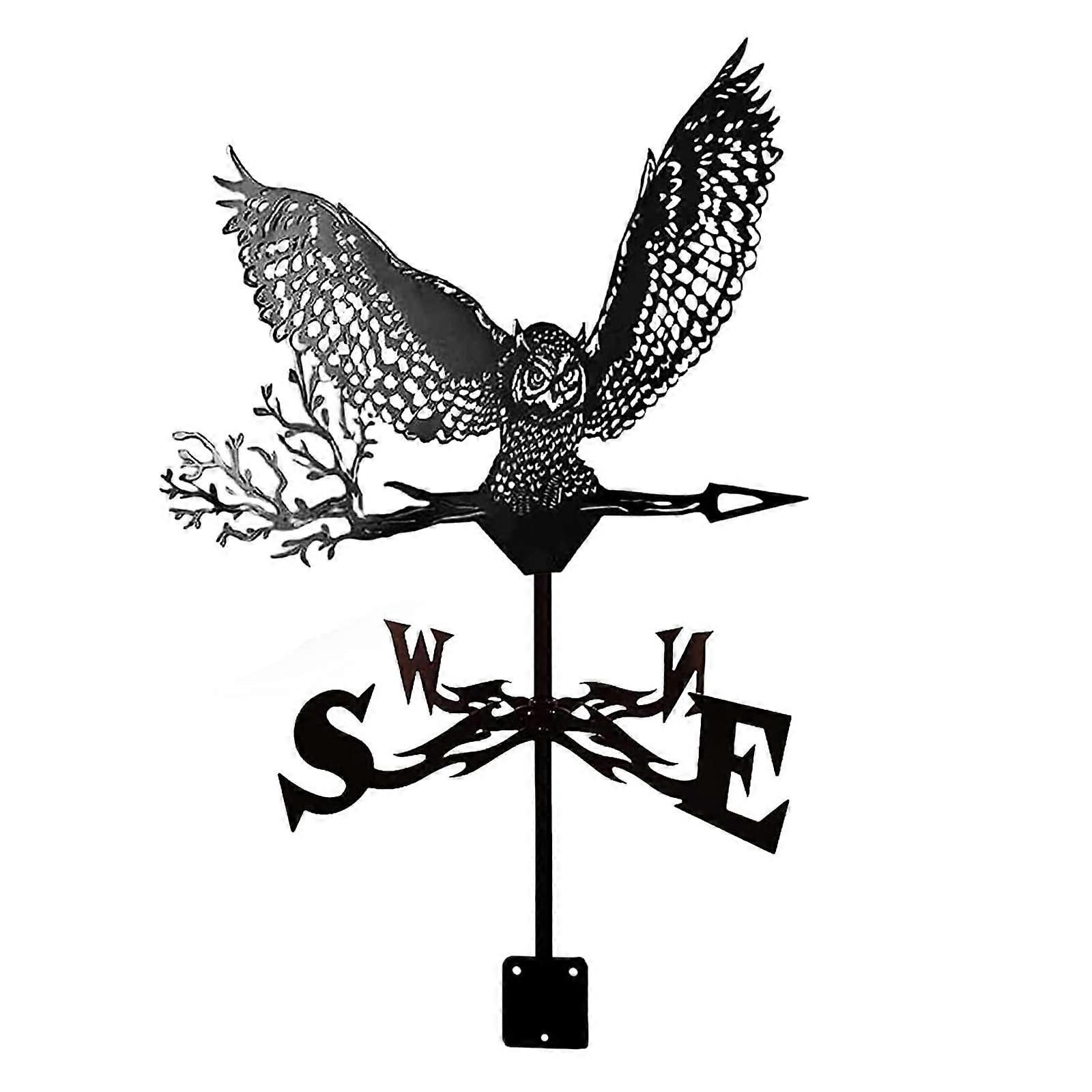 Wind direction indicator with creative animal sculptures