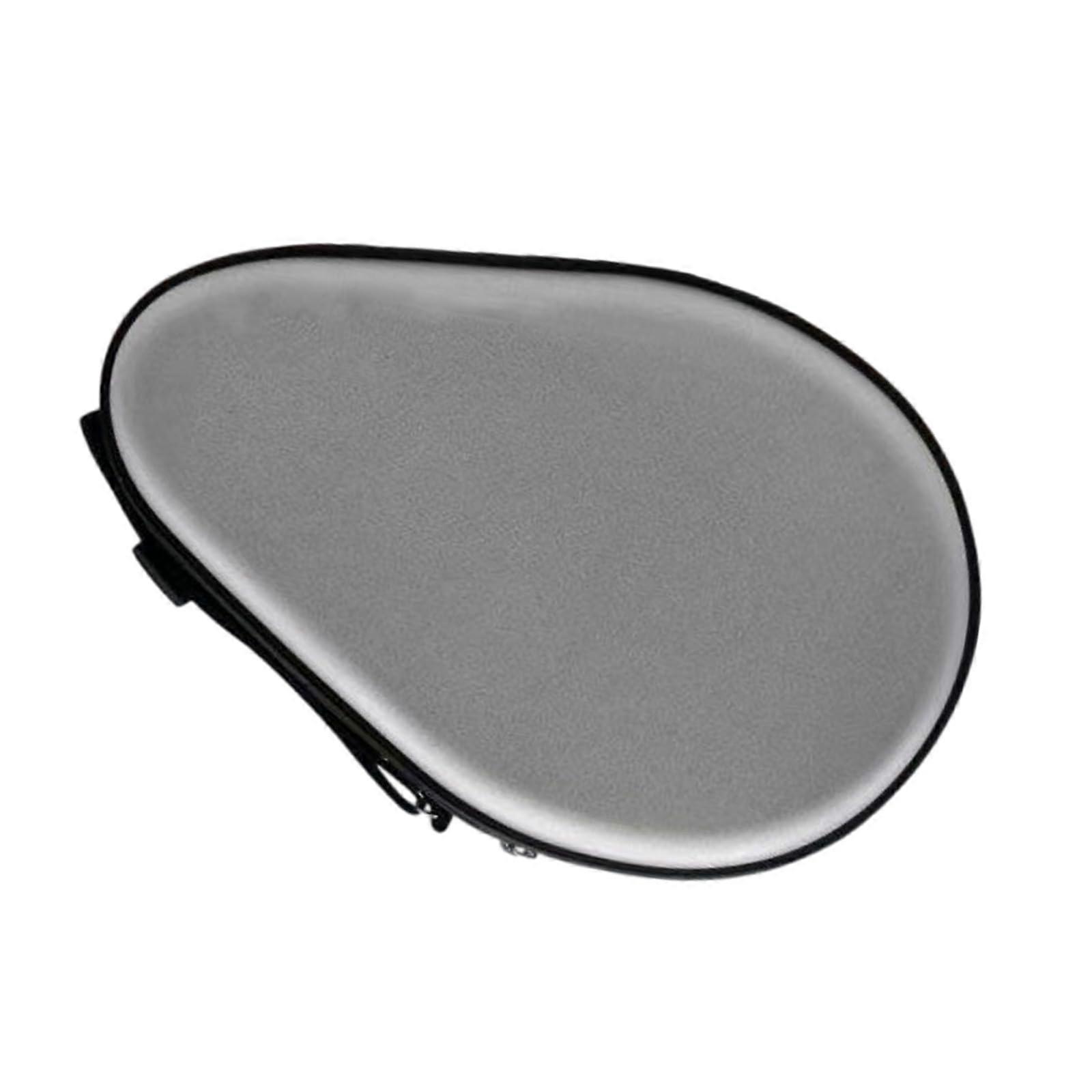 Table Tennis Racket Bag, Pumpkin Shape, Waterproof Storage Case for 2 Paddles, Durable, Zippered Handbag for Ping Pong Gear