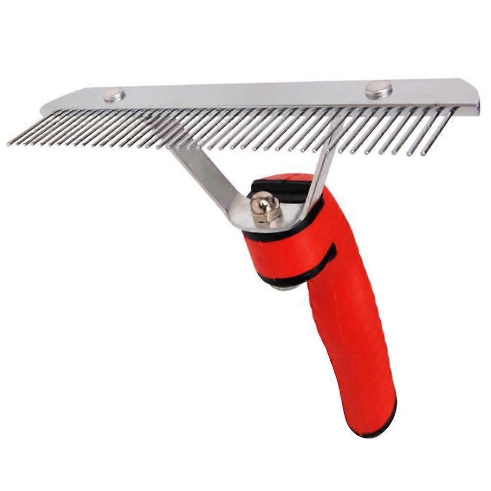Rake Design Dog Hair Comb for Shedding Compact Pet Grooming Tool for Cats and Dogs, Suitable for Home and Professional Use