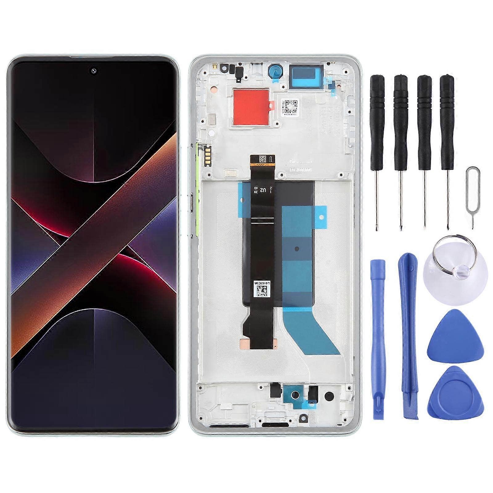 For Xiaomi Poco X7 5G AMOLED COMPATIBLE LCD Screen Digitizer Full Assembly with Frame