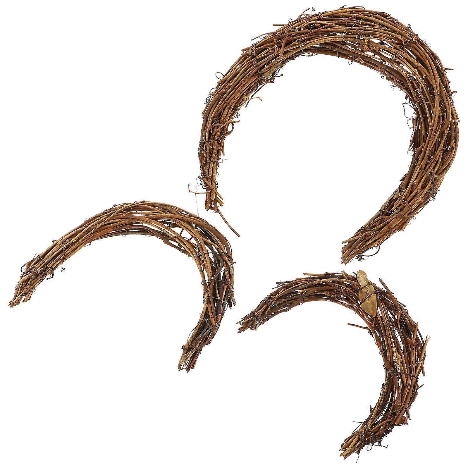 DIY Wreath Rattan, Flexible Base for Unique Door Decor