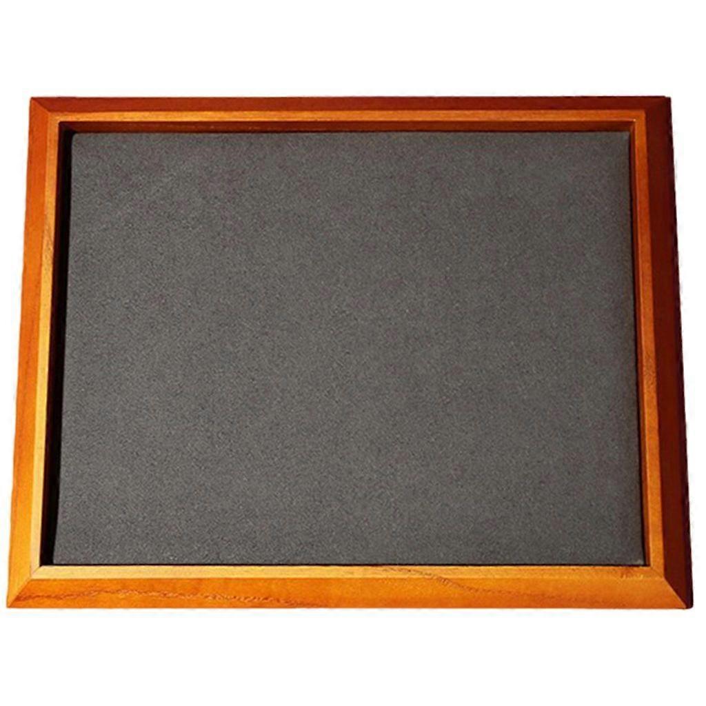 Sophisticated Jewelry Storage Solution Sturdy Solid Wood Stackable Tray