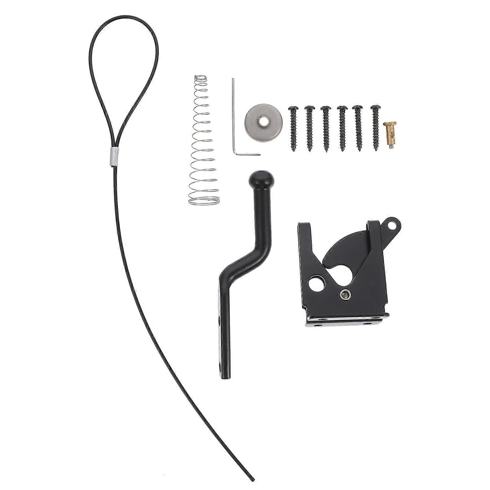 Slide Lock Latch Metal Latch Security For Vinyl Fence Chicken Coop Door 1Set