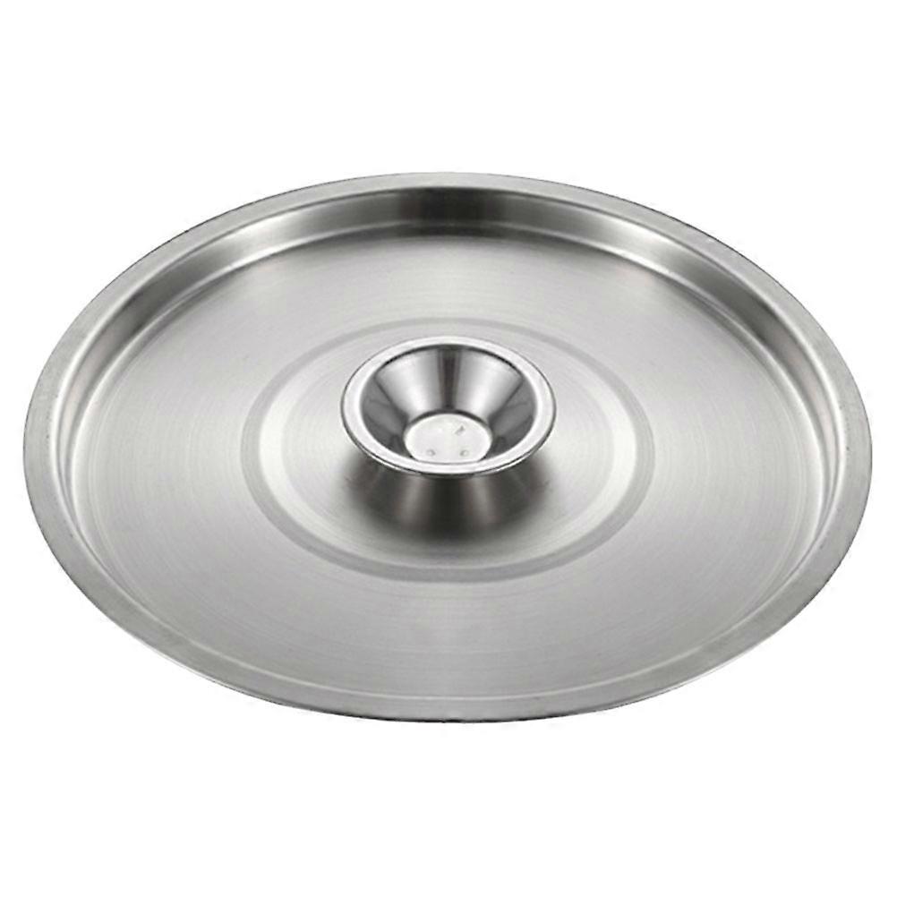 Stainless Steel Pan Lid Multipurpose Pot Lid Reusable Metal Bowl Cover for Cooking Seasoning Storage 1Pack