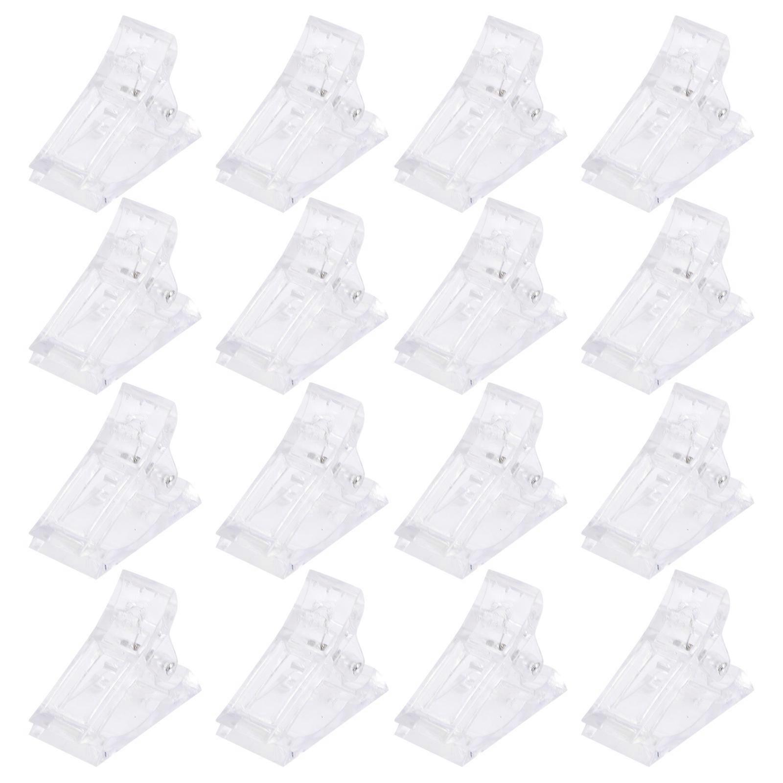 Plastic Hanger Clips Fixating Tapestry And Photos For Office Use 30Pcs