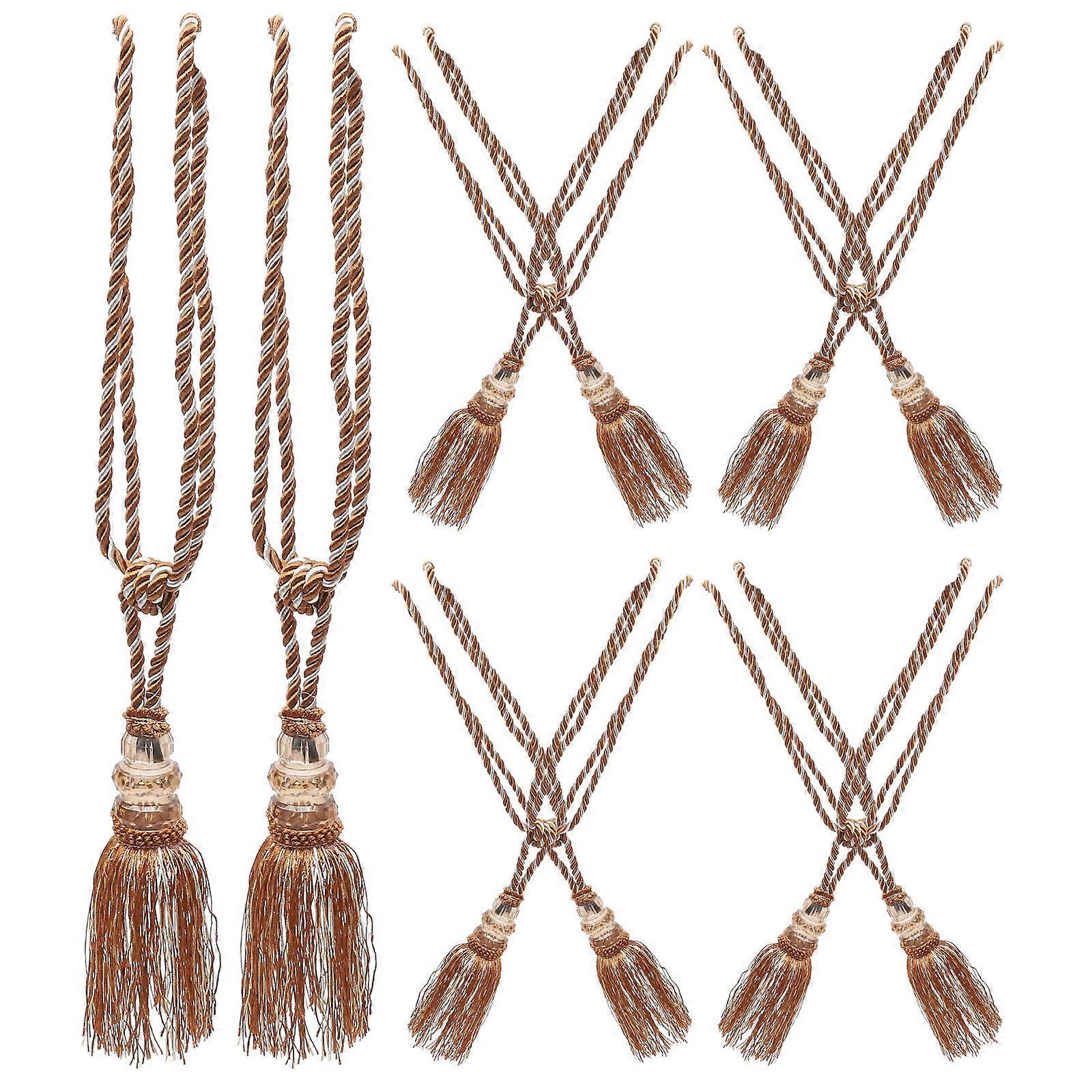 Curtain Tassel Tiebacks Tassel Trim Curtain Tassel Pendant Modern Design 3.3x45cm 10Set