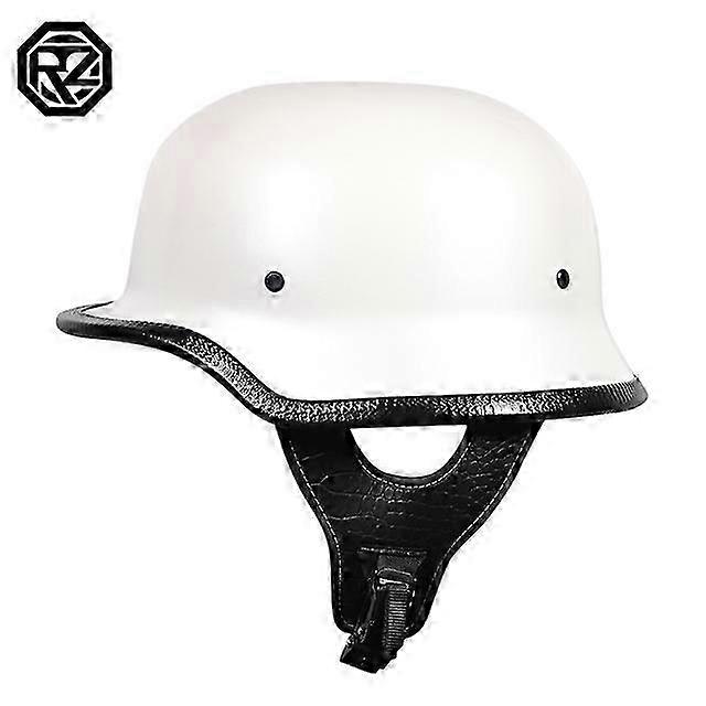 Motorcycle DOT German Style Half Helmet + Goggles for H-arley Biker Pilot Unisex Motorbike Helmets M/L/XL Size SGN