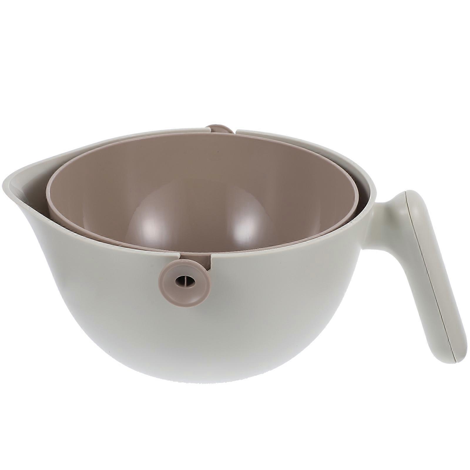 Fruit Strainer Container Drain Basket Kitchen Sink PP ABS Filtering Water Multi-Functional 1Pcs