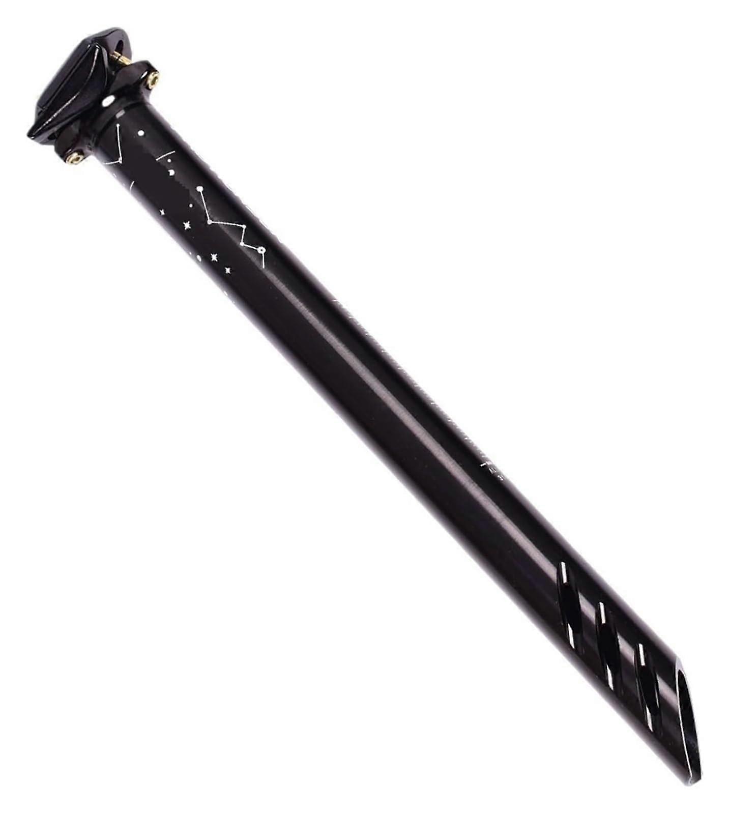 bicycle seat tube, bicycle seat post, shockresistant seat post made of alloy for mountain bikes and bicycles black 31.6mm