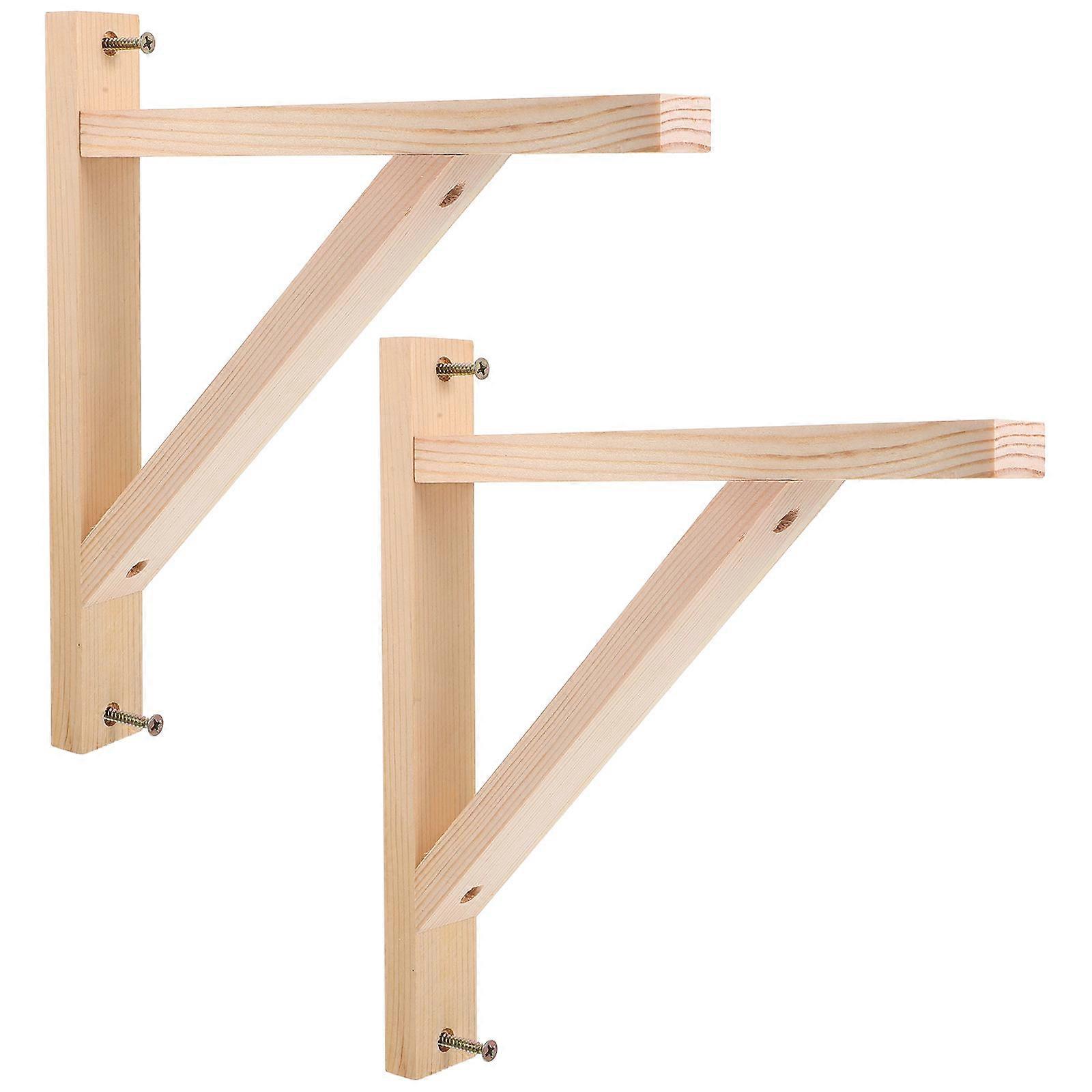 Floating Shelf Bracket Wall Mount Shelf Bracket Restaurant Use 25.00X22.50X3.00CM Mounting Support 2Pcs