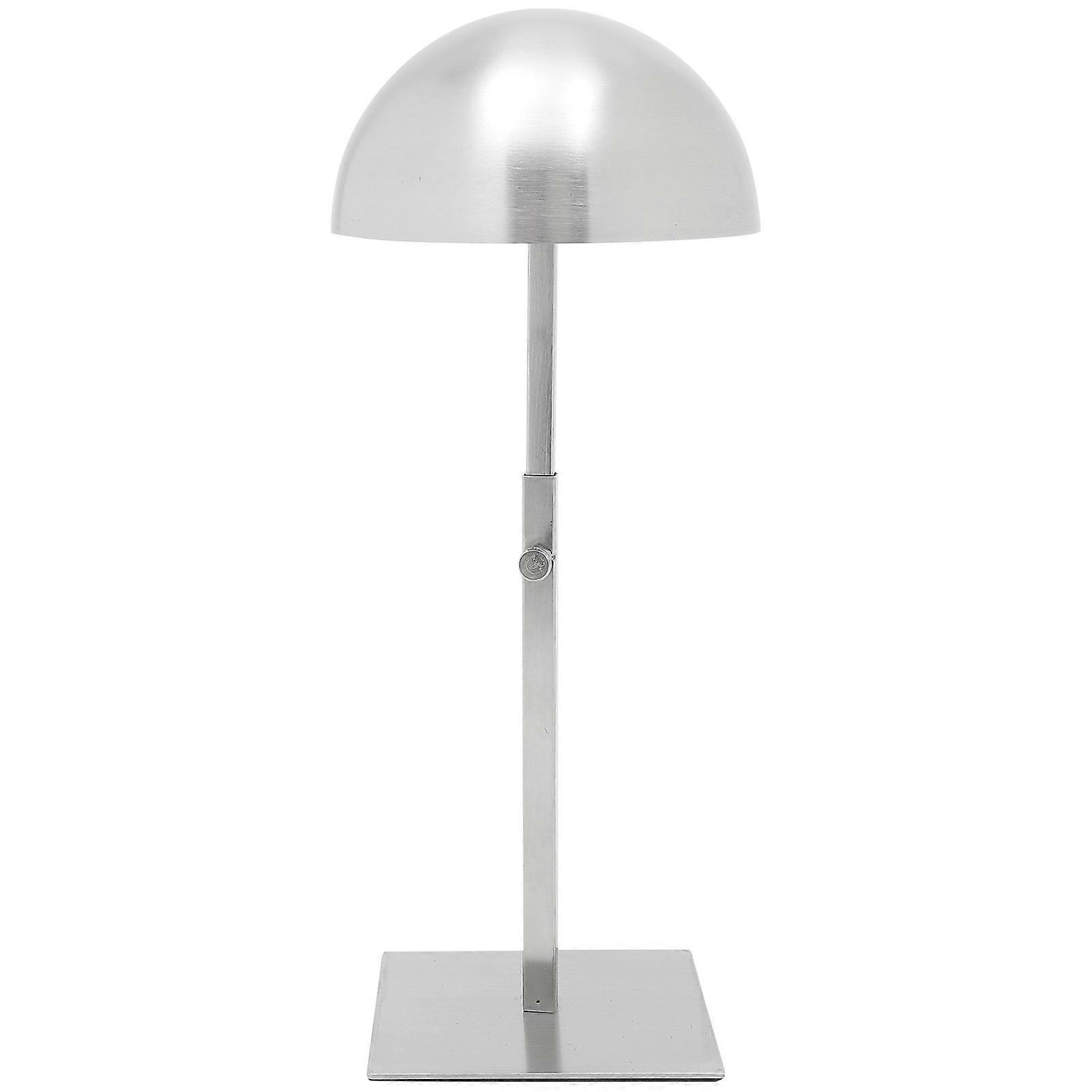 Hat Table Display Stand Adjustable Height Vintage Style Grey 1Set