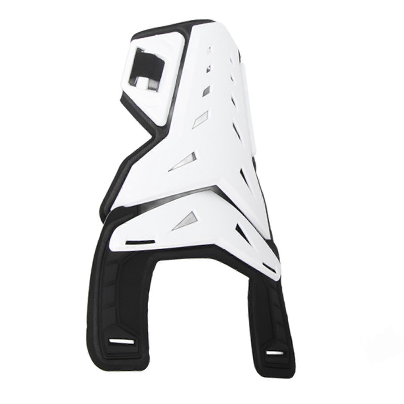 Durable White Motorcycle Protector Jacket with Adjustable Armor Vest
