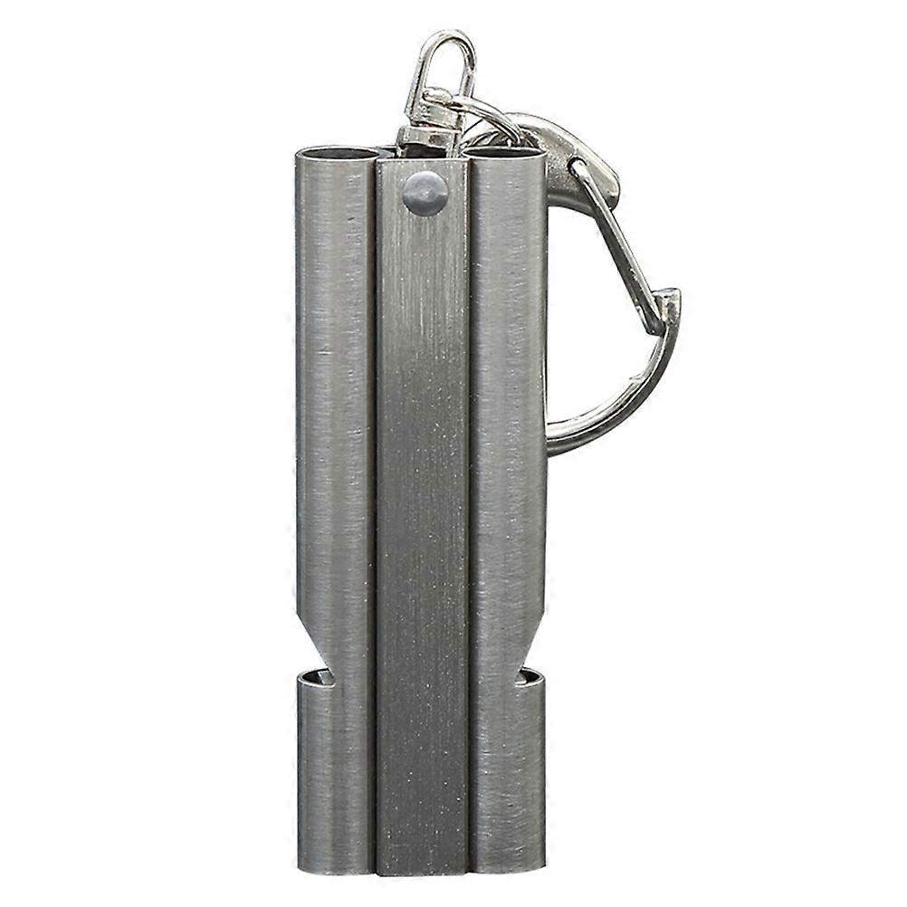 Here's a polished and professional product description based on your input:
**1pc Stainless Steel Whistle – Emergency Survival Training & Referee