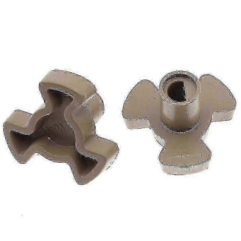 Microwave Turntable Coupler Microwave Oven Turntable Roller Guide Support Glass Tray Drive CouplingBrown SZRH A-M