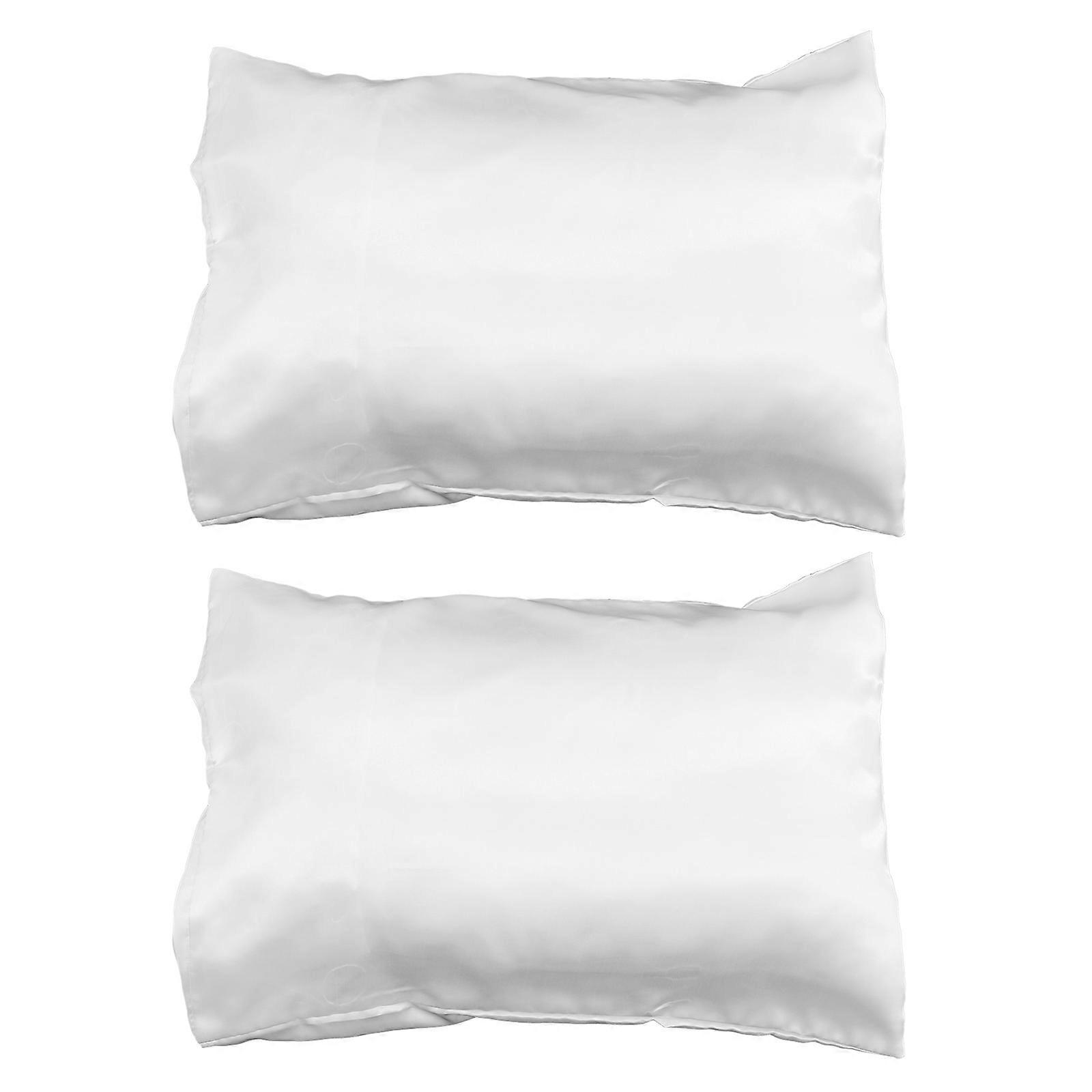 Smooth Pillowcase Envelope Closure Pillowcase for Kids Home Hotel Simple Design 2Pack