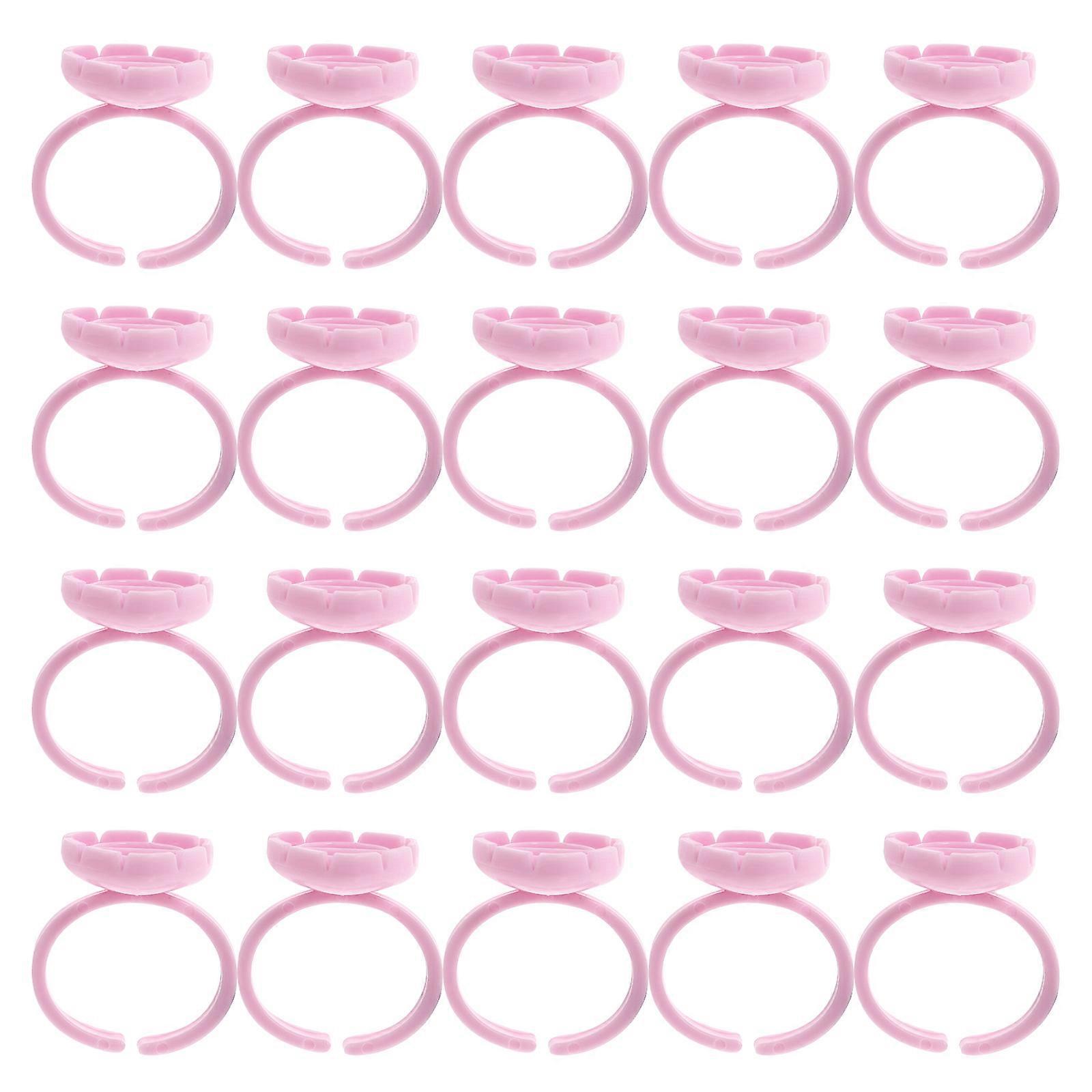 Eyelash Glue Holders Convenient Abs Eyelash Grafting Tools For Beauty Salon Home Diy 2 3X2 1X1 6Cm 100Pcs